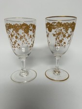 Pair of Gold Encrusted Water