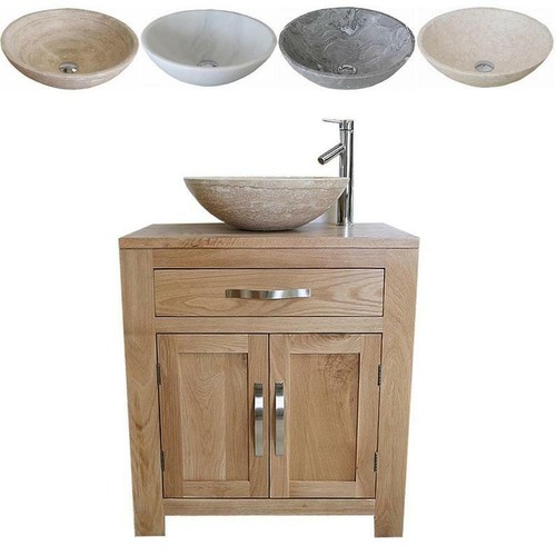 Solid oak vanity - vanity, |