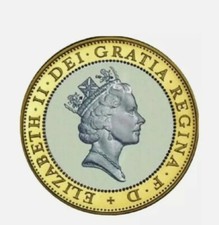 £2 Queen With Necklace.TWO Pound Coin!Rare Coin!1997!A MUST BUY! Collectors Item