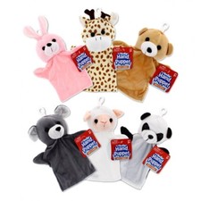 6PC SET Animal Hand Glove Puppet Soft Plush Puppets Kids Childrens Toy Funny NEW