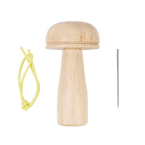 1set wooden darning - 1set, mushroom