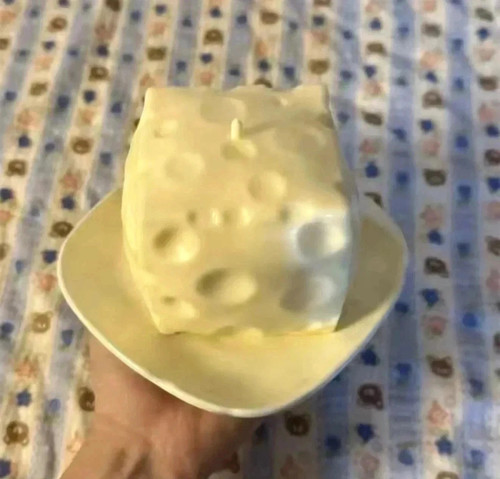 Jumbo cheese squishy - squishy, slow