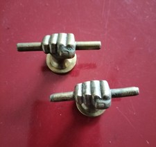 Vintage Brass Safe Plaque