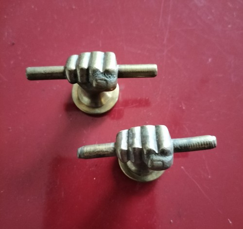 Vintage brass safe plaque - brass,