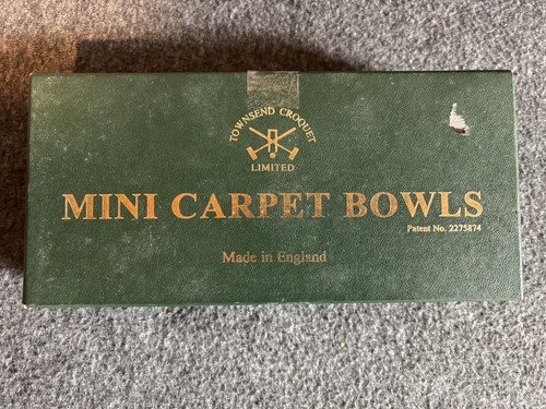 Vintage mini carpet bowls - mini,