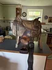 Barefoot ‘complete ‘ NEVADA Leather Western Saddle  Size 10-16