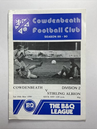Cowdenbeath stirling albion - cowdenbeath, v