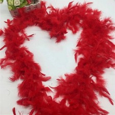 Feather Boa Dance Burlesque Fancy Dress 2M Thick Costume Party Decoration 7-80G