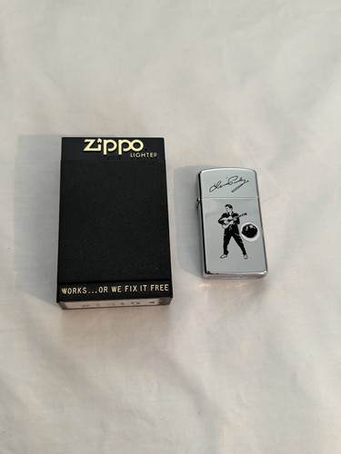 Vintage 1988 zippo slim elvis - vintage,