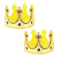 2 Pieces King Gold Crown