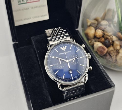 Emporio armani mens watch blue - armani,