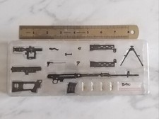 SVD, Sniper model, Mini toys, metal, gun metal color