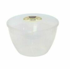 New Just Pudding Basins Plastic Basin Bowl And Lid 2 Pints 1.14Ltr Steaming Xmas