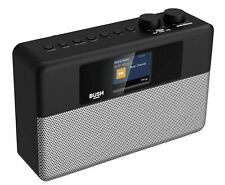 Bush DAB+ Bluetooth Radio Dual Alarm 2.4Inch Colour TFT display Black 7316900