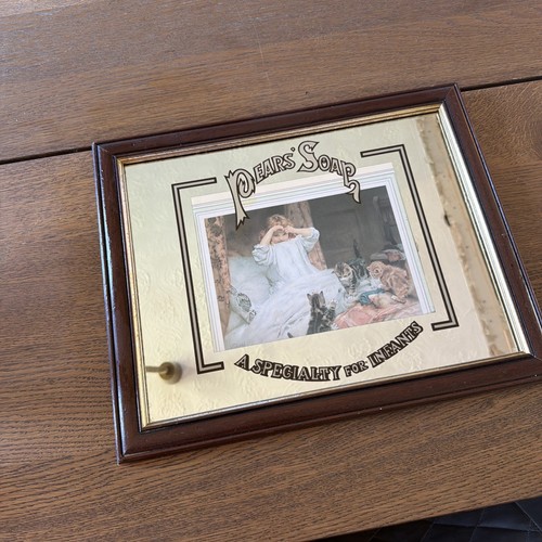 Vintage pears soap mirror sign - vintage,