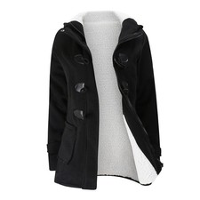  Trench Coat Autumn Thick Lining Winter  Overcoat Female9088