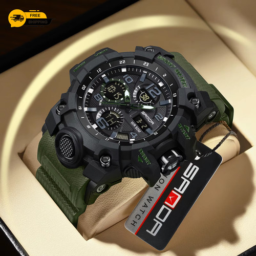 Sports military mens watch - mens,