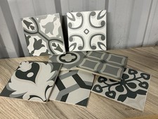 48 Lumier Taco Black Mixed Ceramic Tiles Made In Spain
