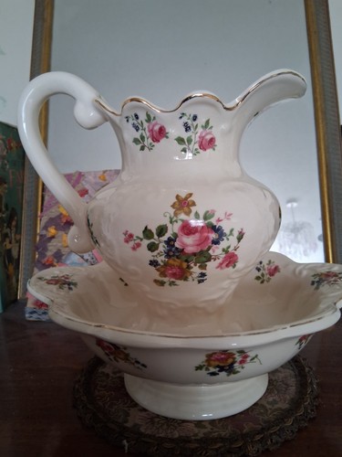 Antique victorian wash - bowl, &