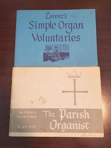Vintage organ sheet - sheet, music