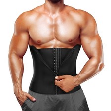 Junlan Men Waist Trainer Corsets Tummy Control Shapewear Sport Workout Girdle
