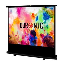Duronic Projector Screen FPS100/43 Floor Standing /Pull Up Projection Screen