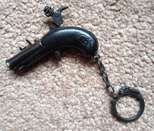 Flintlock Pirate Novelty Toy Gun Keyring - Approx 6cm