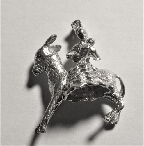 Silver vintage charm bracelet - silver,