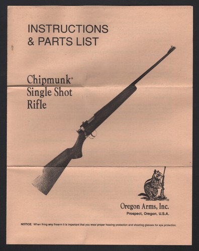 Oregon arms inc chipmunk - arms,,