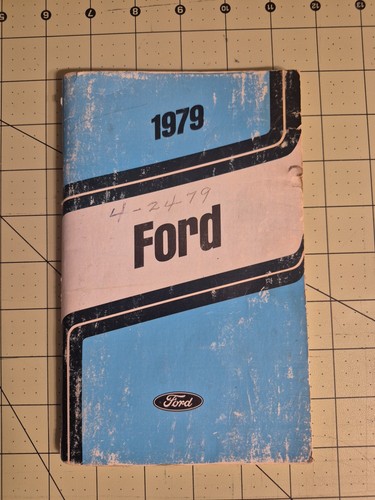 1979 ford owners guide manual - ford,
