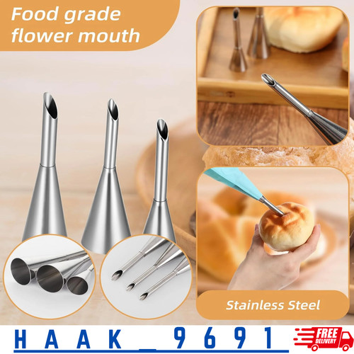 4pcs set icing piping nozzles - icing,