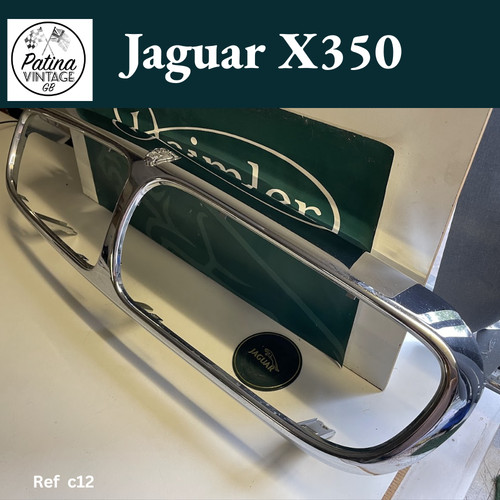 Jaguar x350 chrome radiator - x350,