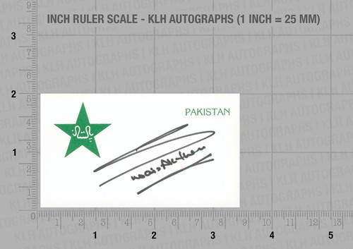 Shoaib akhtar hand - hand, card