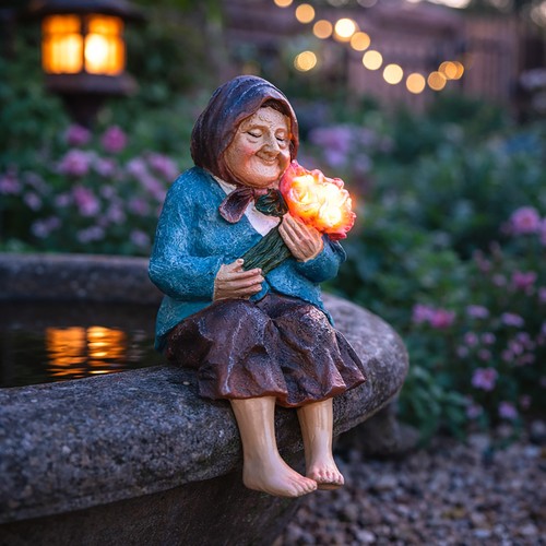 Solar led garden ornament - solar,