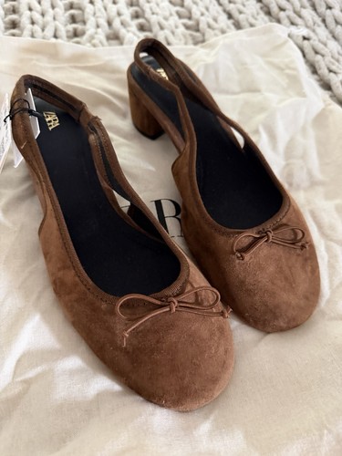 Zara heeled ballet sling back - ballet,