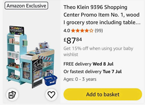 Theo klein 9396 wooden - theo,