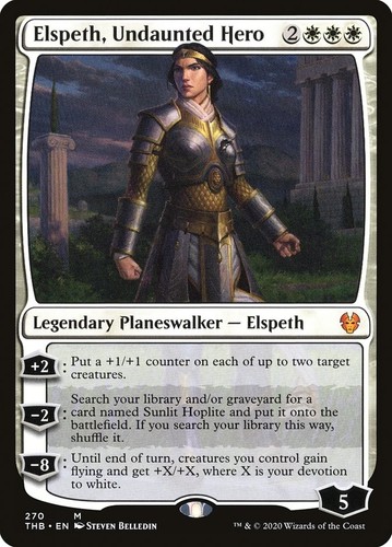 Mtg elspeth undaunted hero - mtg, elspeth,