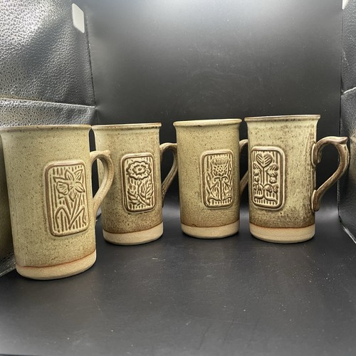 Tremar pottery mug set - pottery,