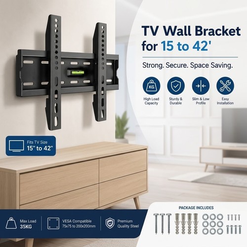 Wall mount bracket flat - mount,