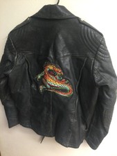 Vintage leather motorcycle - leather,