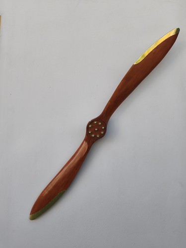 Wooden decorative airplane - decorative,