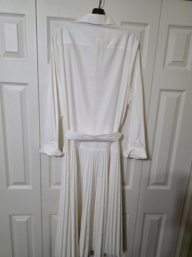 Halston white dress size - , 14