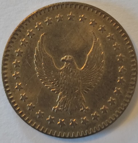 Token eagle looking left on - eagle, left,
