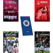 2026 Calendar Scottish Football Month View A3 Calendar Scotland Official Product