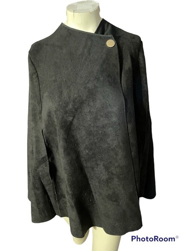 Womans warm black solid - black, shawl