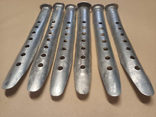 6 x British Military JSF /| Aluminium Snow Sand Soft Ground Tent Anchor Pegs