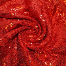 Red sequin mesh fabric - sequin,