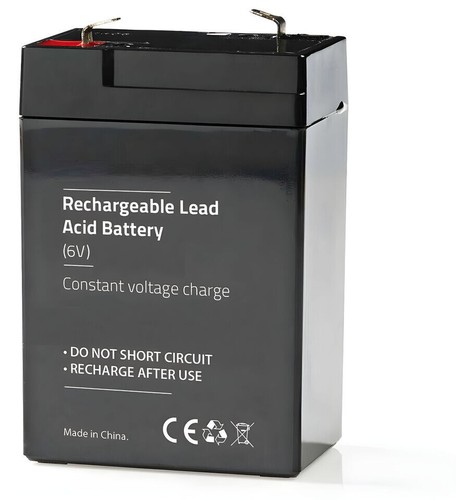 Rechargeable battery volt - battery, 6