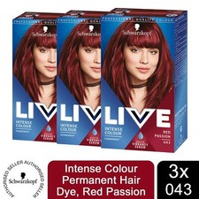 3x LIVE Red Passion Permanent