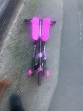 Yvolution Y Fliker A3 Air Scooter Pink Black Junior Kids 7+ Years
